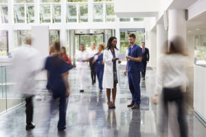 nurse-and-doctor-at-hospital-lounge