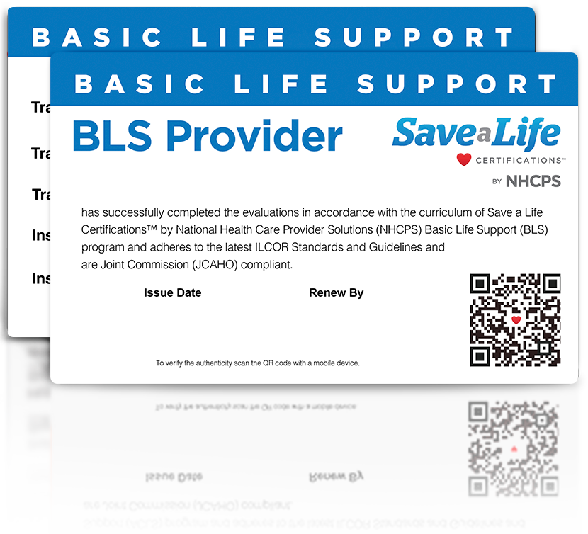 BLS Provider Card