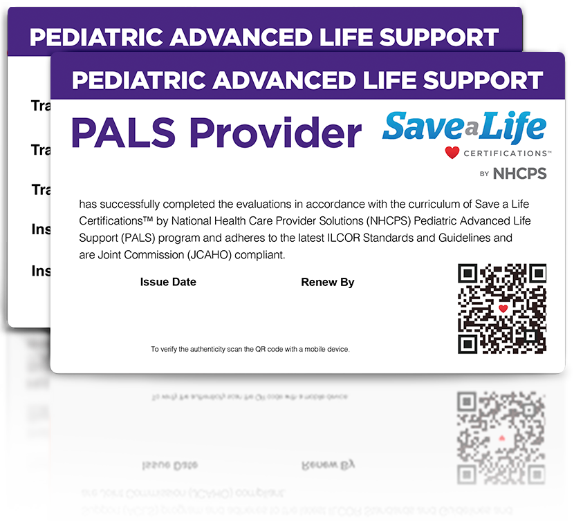 PALS Provider Card