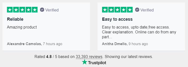 TrustPilot Customer Review