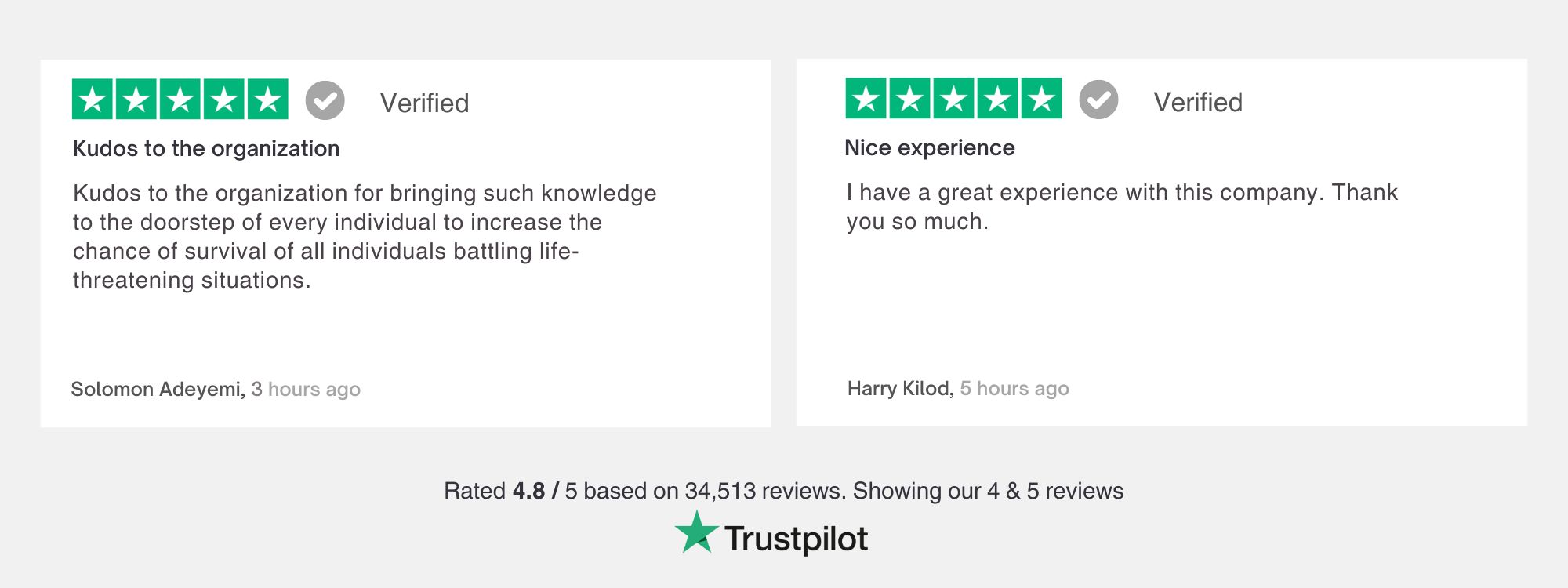 TrustPilot Customer Review