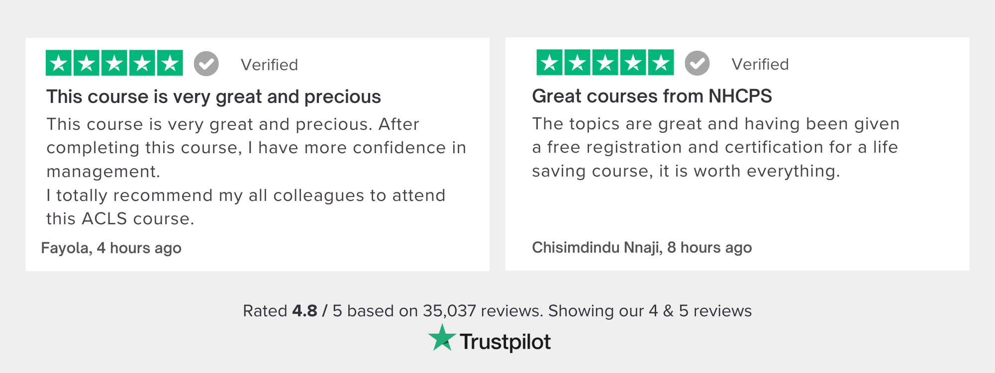 TrustPilot Customer Review